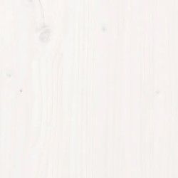 Tête de lit Blanc 105,5x4x100 cm Bois massif de pin 