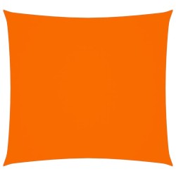 Voile de parasol tissu oxford carré 4,5x4,5 m orange 