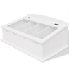 Range-couverts en style baroque PFDM Blanc 