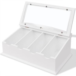 Range-couverts en style baroque PFDM Blanc 