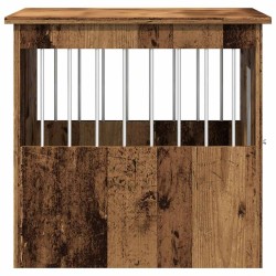 Meuble de cage chien vieux bois 45x62x59 cm bois d'ingénierie 