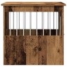 Meuble de cage chien vieux bois 45x62x59 cm bois d'ingénierie 
