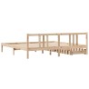 Cadre de lit sans matelas 180x200 cm bois massif de pin 