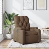 Fauteuil inclinable Marron Tissu 