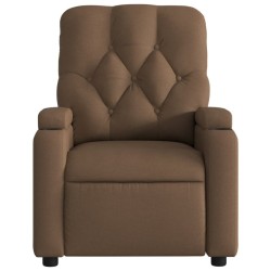 Fauteuil inclinable Marron Tissu 