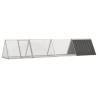Clapier Anthracite 403,5x80,5x71 cm Acier galvanisé 