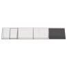 Clapier Anthracite 403,5x80,5x71 cm Acier galvanisé 