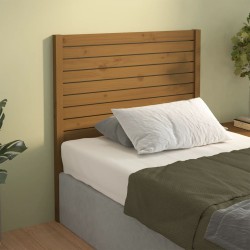 Tête de lit Marron miel 106x4x100 cm Bois massif de pin 
