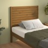 Tête de lit Marron miel 106x4x100 cm Bois massif de pin 