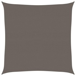 Voile d'ombrage 160 g/m² Anthracite 5x5 m PEHD 