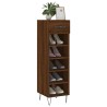 Meuble à chaussures chêne marron 30x35x105 cm bois d'ingénierie 