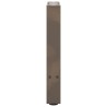 Pieds de table basse en acier naturel 2 pièces 28 x (42-43) cm Acier 