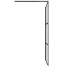 Paroi de douche 100x195 cm Verre ESG foncé Noir 