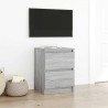 Meuble TV sonoma gris 40x35x54 cm bois d'ingénierie 