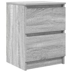 Meuble TV sonoma gris 40x35x54 cm bois d'ingénierie 