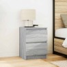 Meuble TV sonoma gris 40x35x54 cm bois d'ingénierie 