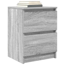 Meuble TV sonoma gris 40x35x54 cm bois d'ingénierie 