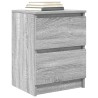 Meuble TV sonoma gris 40x35x54 cm bois d'ingénierie 