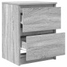 Meuble TV sonoma gris 40x35x54 cm bois d'ingénierie 
