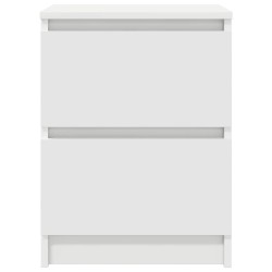 Meuble TV blanc 40x35x54 cm bois d'ingénierie 