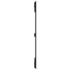 Tête de lit murale Noir 82,5x3x110 cm Bois massif de pin 