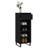 Armoire à chaussures Noir 40x36x105 cm Bois d'ingénierie 