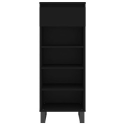 Armoire à chaussures Noir 40x36x105 cm Bois d'ingénierie 