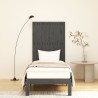 Tête de lit murale Gris 82,5x3x110 cm Bois massif de pin 