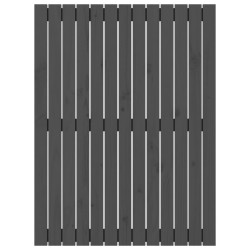 Tête de lit murale Gris 82,5x3x110 cm Bois massif de pin 