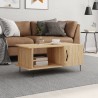 Table basse chêne sonoma 90x50x40 cm bois d'ingénierie 
