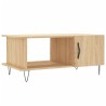 Table basse chêne sonoma 90x50x40 cm bois d'ingénierie 