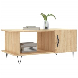 Table basse chêne sonoma 90x50x40 cm bois d'ingénierie 