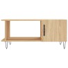 Table basse chêne sonoma 90x50x40 cm bois d'ingénierie 