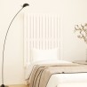 Tête de lit murale Blanc 82,5x3x110 cm Bois massif de pin 