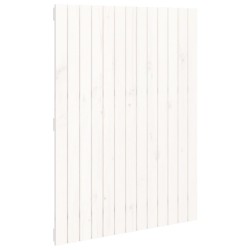 Tête de lit murale Blanc 82,5x3x110 cm Bois massif de pin 