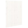 Tête de lit murale Blanc 82,5x3x110 cm Bois massif de pin 