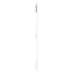 Tête de lit murale Blanc 82,5x3x110 cm Bois massif de pin 