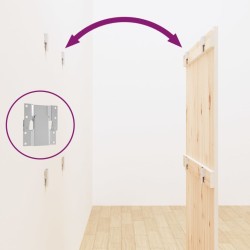 Tête de lit murale Blanc 82,5x3x110 cm Bois massif de pin 