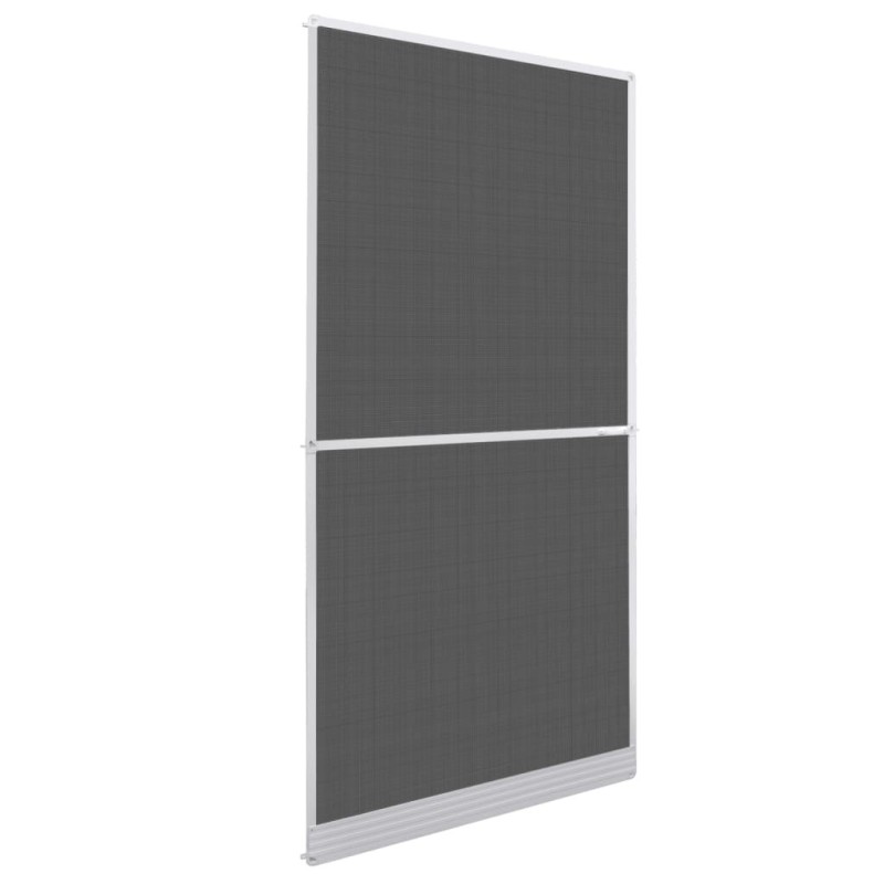 Moustiquaire à charnière pour portes Blanc 100 x 215 cm 