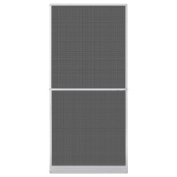 Moustiquaire à charnière pour portes Blanc 100 x 215 cm 