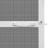 Moustiquaire à charnière pour portes Blanc 100 x 215 cm 