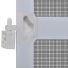 Moustiquaire à charnière pour portes Blanc 100 x 215 cm 