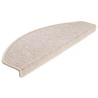 Tapis d'escalier 10 pcs 65x24x4 cm Taupe 