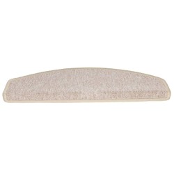 Tapis d'escalier 10 pcs 65x24x4 cm Taupe 