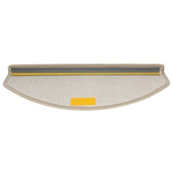 Tapis d'escalier 10 pcs 65x24x4 cm Taupe 