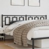 Tête de lit métal noir 193 cm 