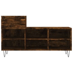Armoire à chaussures Chêne fumé 102x36x60 cm Bois d'ingénierie 
