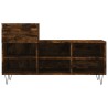 Armoire à chaussures Chêne fumé 102x36x60 cm Bois d'ingénierie 