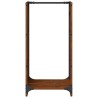 Étagère à bois 40x30x80 cm acier résistant aux intempéries 