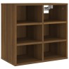 Armoire à chaussures Chêne marron 52,5x30x50 cm 